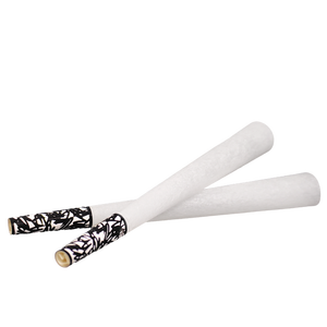 Vente en gros d'emballage de papier rouleau pré-personnalisé logo privé cône roulé blanc brun dans une bouteille en pot avec étiquette imprimée 50 pièces - Product Image 6