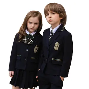 New Arrival High School Uniforms Patterns For Girls And Boys Black School Uniforms