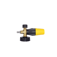 Pistolet à mousse court personnalisé de 220 bars HP, couleur personnalisée, connecteur 1/4 pouce |   Canon à mousse haute visibilité + bouteille de 1 L - Lave-auto 20 L/min 2024 Sécurité