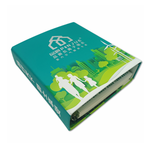 Boîte d'échantillon personnalisée couleur verte reliure à anneaux papier offset pour matériaux <span class=keywords><strong>de</strong></span> construction papier peint catalogue thème <span class=keywords><strong>de</strong></span> la <span class=keywords><strong>santé</strong></span> <span class=keywords><strong>de</strong></span> l'air - Product Image 1