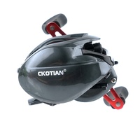 Haute vitesse 8kg glisser système de freinage magnétique appât coulée moulinet roue pour la pêche en eau salée haute qualité Baitcasting moulinets