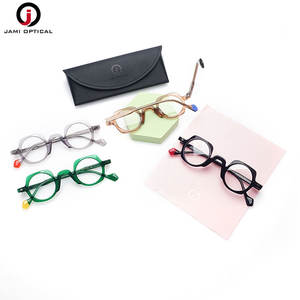 Handmade New European Fashion <strong>Glasses</strong> Optics Spectacles Frame Lunettes Acetate Men Women <strong>Glasses</strong> - Product Image 3