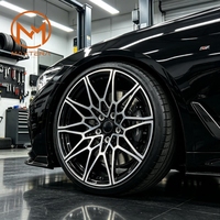Jantes en alliage Maxtera forgées sur mesure, style 826M, argentées, pour voitures de tourisme BMW M2 M3 M4 M340i M440i Série 3 4 5 X3M X4M