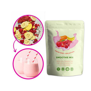 Private Label Fruit Tea Drink Smoothie Blend Bananas Raspberries Carrots <strong>Strawberries</strong> Chia <strong>Seeds</strong> Blend Drink - Product Image 1
