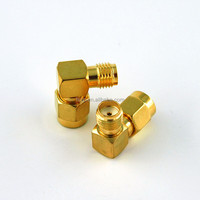 Audio Factory DC-12.4 GHz Électrique Étanche SMA Mâle SMA Femelle Angle Droit RF Coaxial Plug-jack JK Connecteurs Adaptateur
