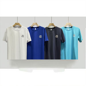 Camiseta de Hombre con Logotipo Personalizado, Cuello en V, Manga Corta, Mezcla de Algodón Peinado y Spandex, Suave y Elástica, Lisa, Blanca - Product Image 3