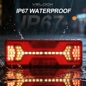 Feux arrière LED pour camion 12V 24V homologués ECE, feux arrière LED pour <span class=keywords><strong>remorque</strong></span>, camionnette, camion, feux de camion multifonctionnels - Product Image 6