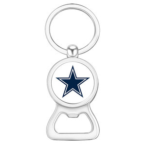 Porte-clés NFL en gros, faible MOQ, conception personnalisée, logo de 32 équipes de football américain, ouvre-bouteille, porte-clés avec logo des équipes NFL - Product Image 2