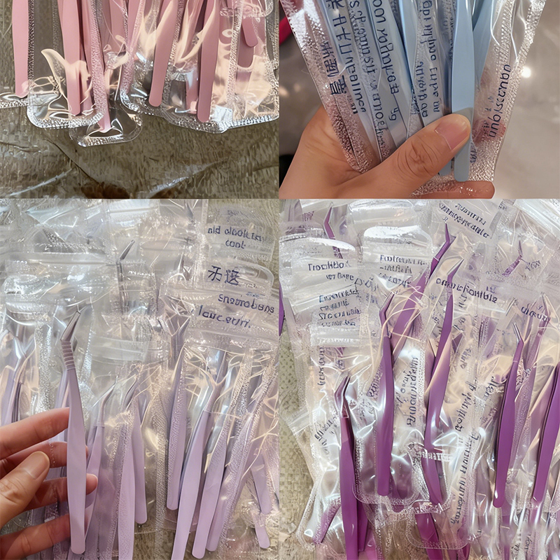 Matte Non Stick Lash Tweezers Stainless