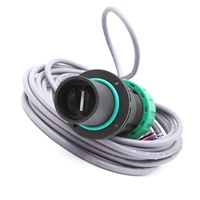 DIJIANG OEM ODM Capteur de débit à insertion DN25-600 à turbine et à effet Hall, en matériau PP, pour eau, vapeur, rivière, 3.5-24VDC, signal NPN/RS485/4-20mA