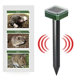 Repelente Ultrasónico de Animales con Energía Solar, Disuasor para Perros, Gatos, Pájaros, <span class=keywords><strong>Ratones</strong></span> y Topos - Product Image 6