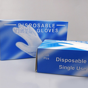 Gants jetables en vinyle, 100 pièces, transparents, pour la beauté et l'usage domestique - Product Image 3
