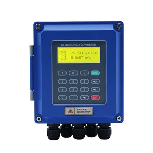 Wall Mount Ultrasonic Water Flow Meter Price DN15-DN100 TBF-2000SS