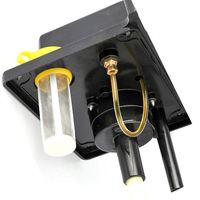 Pompe à huile de lubrification double REALMAX 110v 220v 0,5-2L, machine de contrôle numérique électrique, huileur automatique, pompe à huile de lubrification
