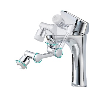 360° Swivel Tap Attachment, M22/M24 Rotating Water Saver With 2 Jet Types Aerators Tap Extension For Kitchen Bathroom