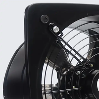 Flux axial à grande vitesse four électrique domestique ventilateur d'extraction en métal type de brouillard de métro ventilateur naturel pour bétail et volaille