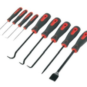 XCTOOL 9 Pc Oil Seal Hook Set Carbon Steel Scraper For Auto Repair Mechanical Tools - Product Image 2