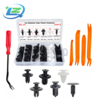 Kit d'Assortiment de 100 Pièces de Fixations Universelles et Rivets pour Réparation de Pare-chocs et Habillages de Portes de Voiture – Vente Directe Usine