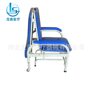 Wholesale hospital <b>folding</b> companion <b>bed</b> chairs, single shared ward companion <b>bed</b> chairs, dual-purpose, with armrests - Product Image 4