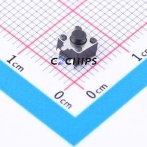 TS4538B3JTP 250gf 121 Tactile Switch SMD Switch Single Pole Single Throw Round Button 2.5N Horizontal Mount - Product Image 1
