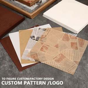 Wholesale Deli Food Grade <b>Wrapping</b> <b>Paper</b> Custom Printed Hamburger Parchment Packaging Single Side PE Coating for Bread Cookie - Product Image 5