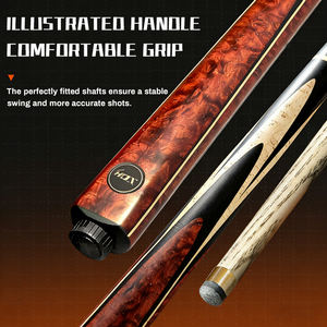 Queue de <span class=keywords><strong>billard</strong></span> professionnelle en frêne SLP de 57 pouces et 19 onces, en bois de frêne 3/4 divisé avec embout en ébène de 10,5 mm pour le snooker et le <span class=keywords><strong>billard</strong></span> - Product Image 5