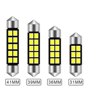 Lumière de toit de voiture double pointe rouge bleu jaune 12V 24V 31mm 36mm 39mm 41mm Ampoule de lecture intérieure colorée pour plaque d'immatriculation et éclairage intérieur - Product Image 2