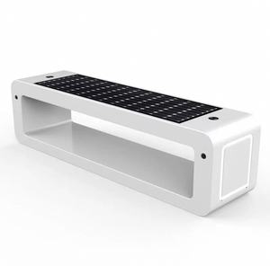 Sillas de Banco de espera para exteriores con estación de carga solar Banco Bancos inteligentes para calles - Product Image 5