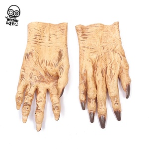 Gants de sang de zombie Wymulot pour Halloween, accessoires de <span class=keywords><strong>maquillage</strong></span>, farces, horreur, cosplay, démon, vinyle, vente <span class=keywords><strong>en</strong></span> gros - Product Image 5