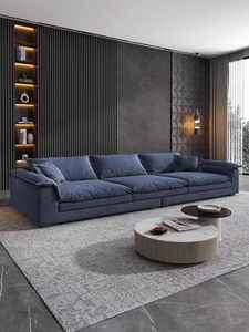 أريكة إيطالية فاخرة لعام 2026 لغرفة المعيشة، تصميم عصري فاخر من المعدن والقماش عالي الجودة، أريكة راقية للفيلات - Product Image 2