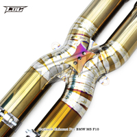 Système d'échappement en titane pour BMW M5 M6 F10 F12 F13 F06 2012-2016 S63 4.4TT X-pipe Valvetronic Muffler Catback