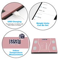 Balance de sol pour salle de bain LCD 180 kg avec pesée intelligente du corps humain, personnalisation OEM/ODM, balance électronique haute précision