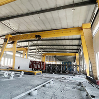 Grúa pórtico monoviga MH de 12 toneladas con diseño modular de funcionamiento estable para el movimiento de mercancías pesadas en talleres