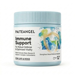 Poudre de soutien immunitaire premium pour animaux de compagnie, <span class=keywords><strong>b</strong></span>êta-glucanes, supplément de vitamine C pour chiens et chats, étiquette privée OEM - Product Image 6