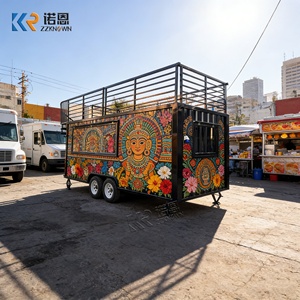 รถเทรลเลอร์เคลื่อนย้ายได้สำหรับร้านอาหารร้านอาหารออสเตรเลียแบบยืดหดได้มาตรฐานสหรัฐอเมริกา - Product Image 3