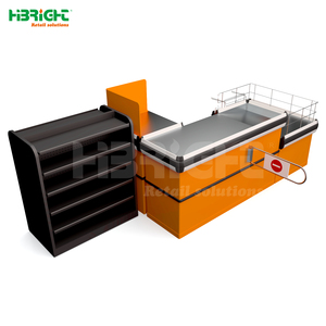 2D 3D رسم متجر التجزئة الرف التهوية DesignCommercial سوبر ماركت رف الخضار مع حامل علامة - Product Image 3