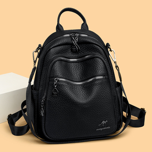 Fabbrica all'ingrosso delle signore di Design di lusso studente zaino della scuola borsa di grande capacità Pu borse in pelle per le donne - Product Image 2