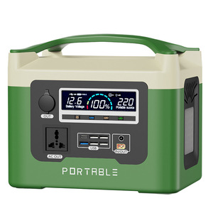 Estación de Energía Portátil Lifepo4 de 800W de Alta Eficiencia y 480WH, Generador de Batería Solar MPPT para Automóvil - Product Image 2