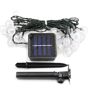 <span class=keywords><strong>Guirlande</strong></span> lumineuse extérieure à énergie solaire IP65 30LED, <span class=keywords><strong>guirlande</strong></span> féerique étanche avec éclairage décoratif boule de cristal à bulles - Product Image 1
