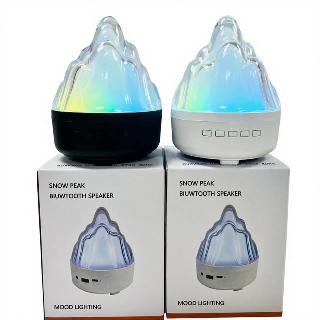 Cross-border W12 Iceberg Atmosphere RGB for Speaker Lamp 1000-2000mAh Battery for Bedroom Bedside Nightlight Bar Stall