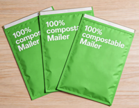Sacs d'expédition personnalisés XC-BIO, grands, 100% compostables, imperméables, pour chaussures, chaussettes, fourrure - Emballage express biodégradable PLA+PBAT