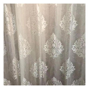 <span class=keywords><strong>Tende</strong></span> a Pacchetto di Lusso <span class=keywords><strong>in</strong></span> <span class=keywords><strong>Tulle</strong></span> Trasparente Bianco con Ricamo Floreale Classico per Soggiorno - Product Image 3