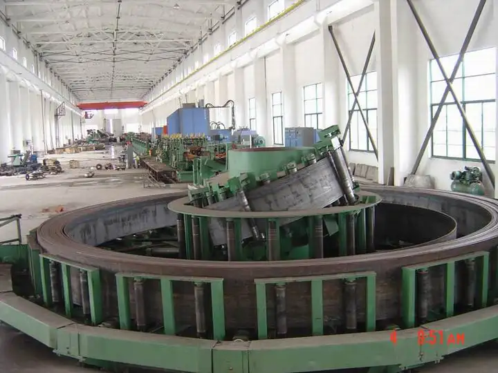 China Factory Price Pipe Mill Accumulator Cage Loop Type Vertical Spiral accumulator for Steel Strip Storage