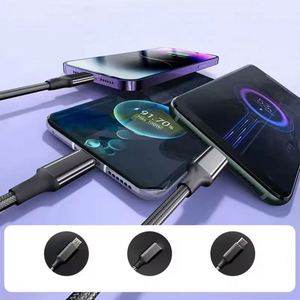 New Function Universal Portable 3 In1 Usb <b>Multi</b> Charging <b>Charger</b> Cable for Multiple Devices - Product Image 5