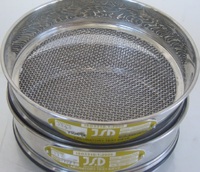 Vente Flash : Tamis d'essai de laboratoire conforme à la norme ASTM, en acier inoxydable 304, maille tissée, pour l'échantillonnage des sols et l'analyse de la granulométrie