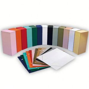 Paquete de 10 Cajas de Regalo de Cartulina para Damas de Honor, Embalaje de Regalos, Regalos de Boda, Cumpleaños, Festividades - Product Image 1