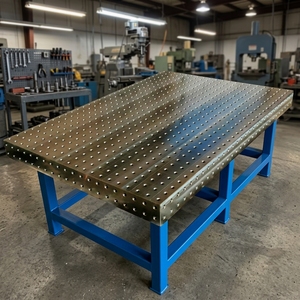 <span class=keywords><strong>Table</strong></span> <span class=keywords><strong>de</strong></span> soudage au nitruage <span class=keywords><strong>de</strong></span> qualité industrielle, plateforme 3D en acier trempé 16Mn pour l'industrie lourde - Product Image 2