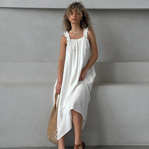 Chemise de nuit/pyjama en coton respirant et confortable pour l'automne, idéal pour les femmes à porter à <span class=keywords><strong>la</strong></span> <span class=keywords><strong>maison</strong></span> ou à l'extérieur. - Product Image 6