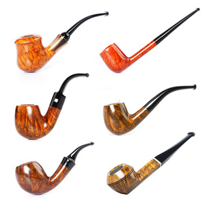 Briarwood Smoking Pipes Bent Shape Handcrafted Tobacco Pipe For Men 3mm Mouthpiece - Product Image 1