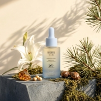 Botol Serum Kaca 20ml Desain Elegan dengan Pipet Tetes untuk Kemasan Serum Perawatan Kulit dan Minyak Esensial, Bentuk Silinder dan Lapisan Semprot